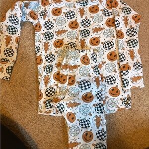 Kids Smiley Face and Gingerbread Pajama Set